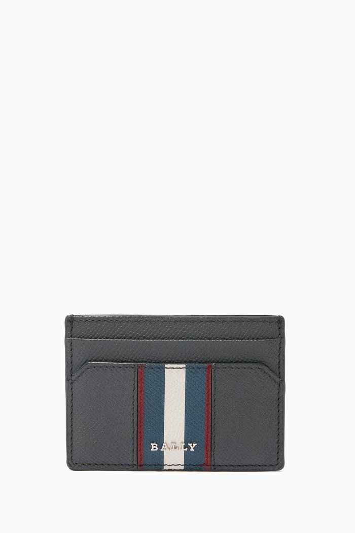 

Bhar Card Holder in Leather, Green
