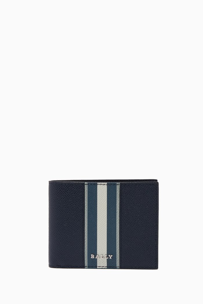 

Bevye Wallet in Leather, Blue