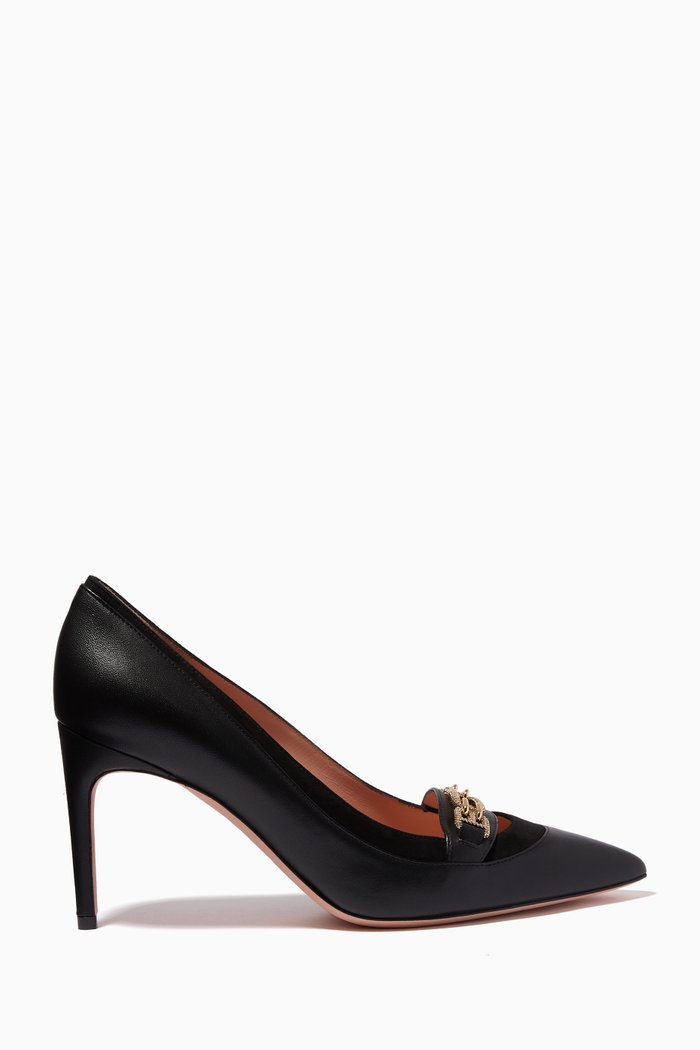 

Daika 85 Pumps in Leather, Black