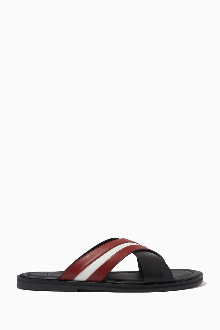 

Jabil Sandals in Leather, Black