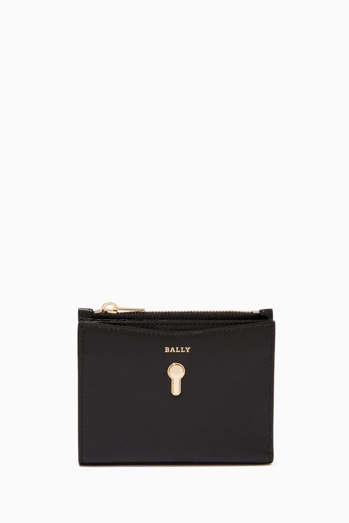 

Cogan French Wallet in Leather, Black