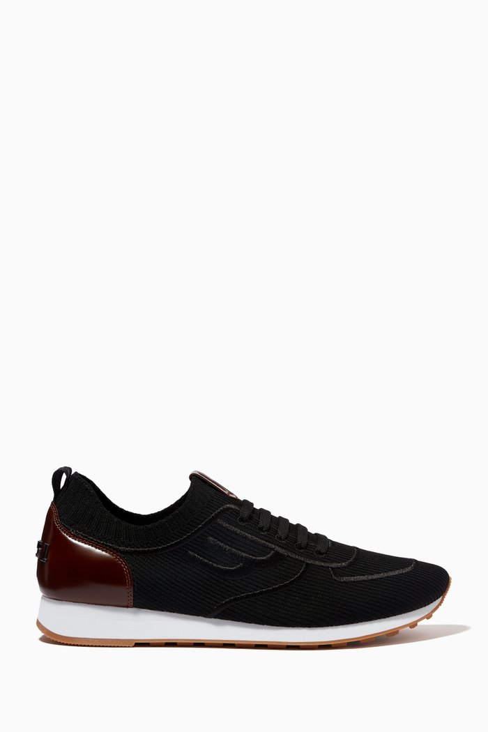 

Gabber Sneakers in Technical Fabric, Black