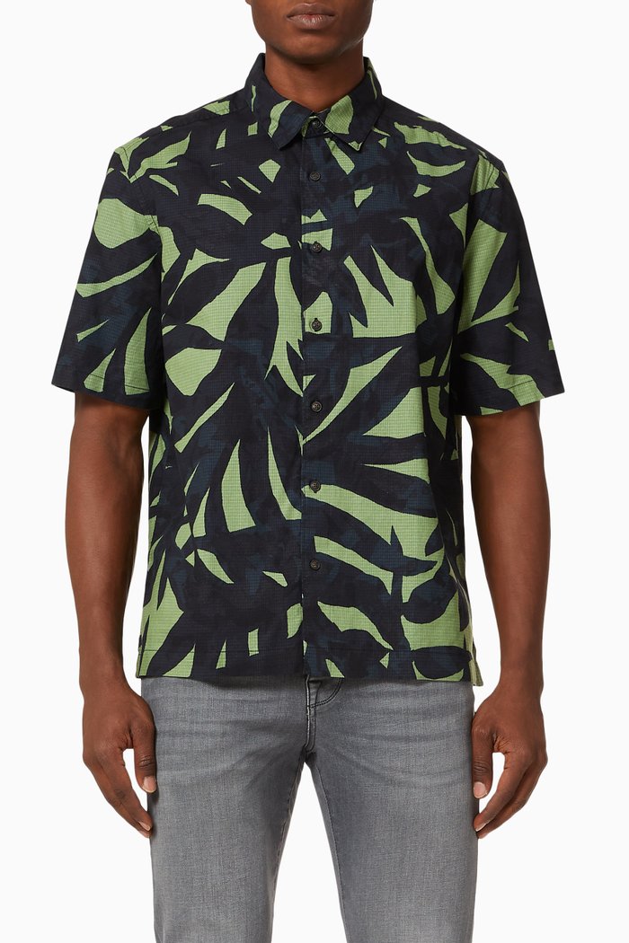 

Enoah Cotton Shirt, Green