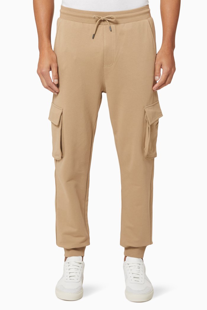 

Cargo Cotton Sweatpants, Neutral