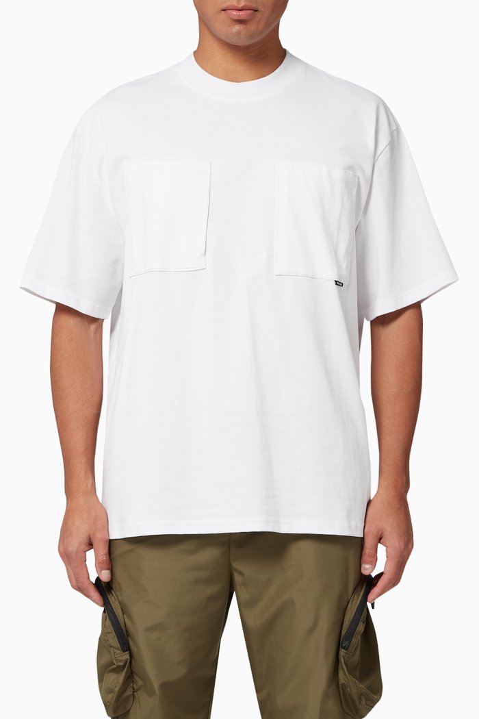 Asher Organic Cotton Boxy T-Shirt, White