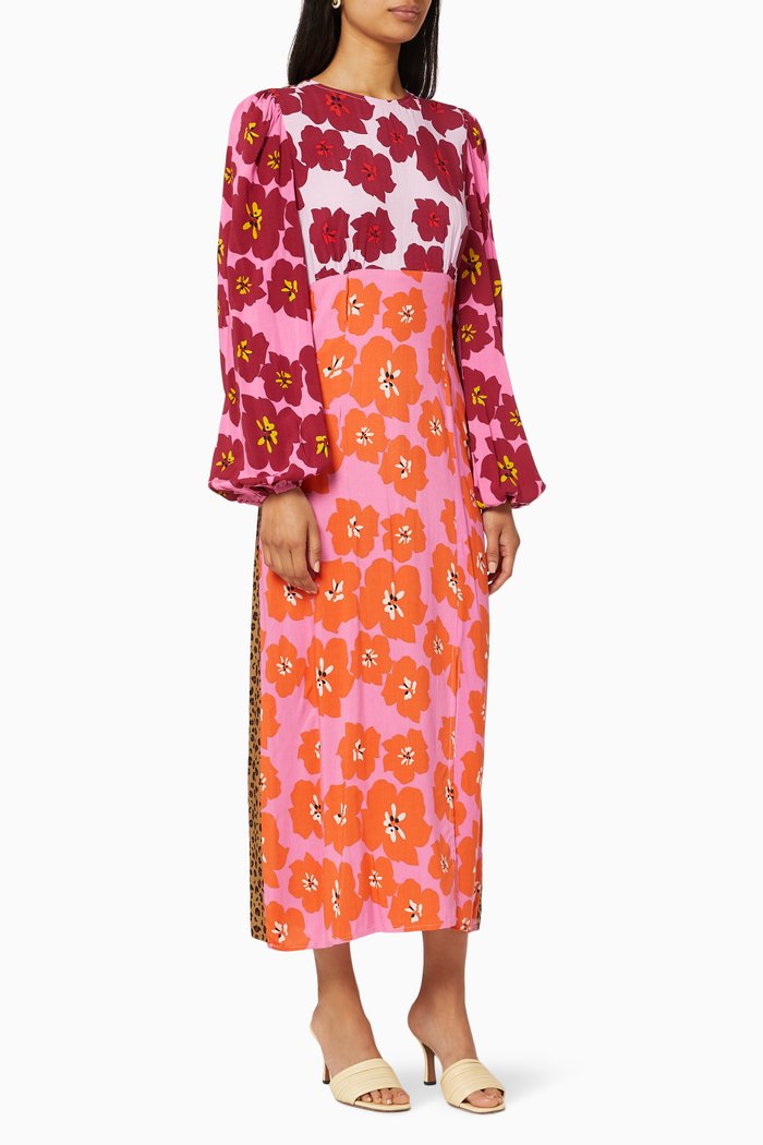 

Davina Printed Dress, Pink