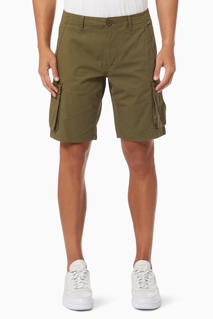 Mike Cargo Shorts in Cotton, Neutral