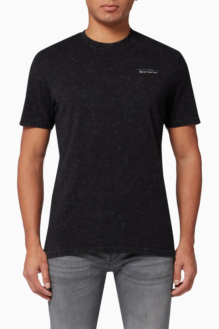 

Dilan Slim Organic Cotton T-shirt, Black