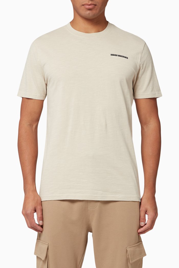 

Dilan Slim Organic Cotton T-shirt, Grey