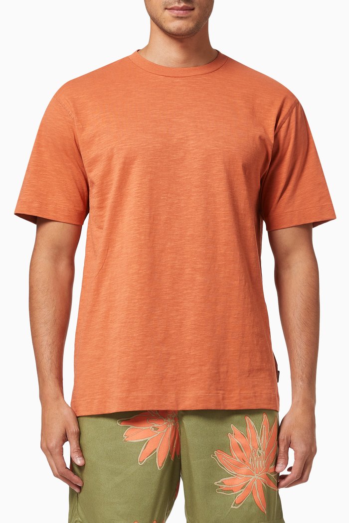 

Andrew Life Oversized T-shirt in Organic Cotton Jersey, Brown
