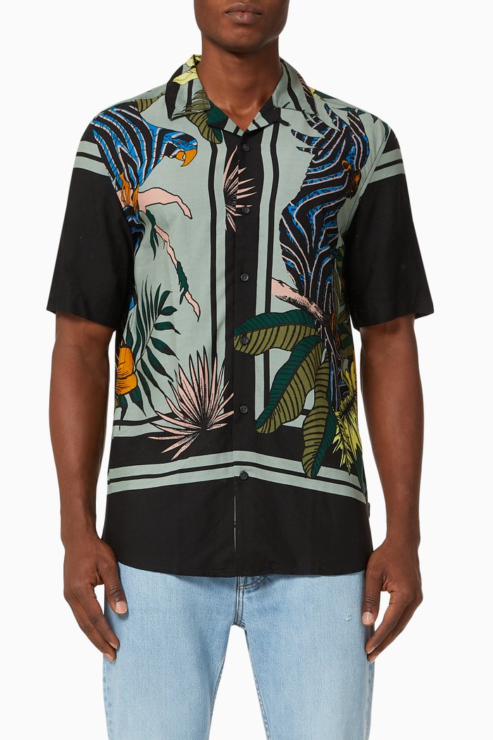 

Arthur Shirt in Viscose, Black