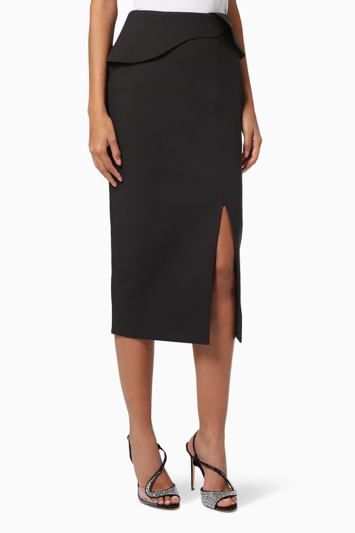 

Matteo Pencil Skirt, Black