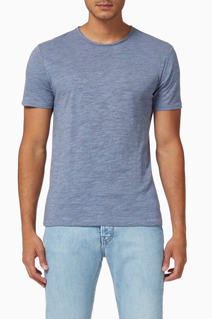 

Cotton Jersey T-shirt, Blue