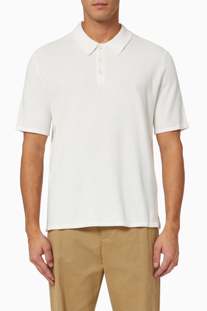 

Polo Shirt in Cotton, White