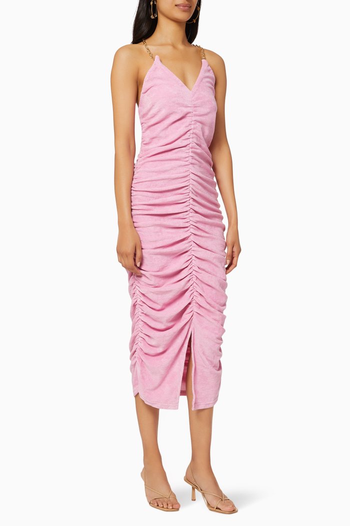 

Kokomo Organic Cotton Terrycloth Dress, Pink
