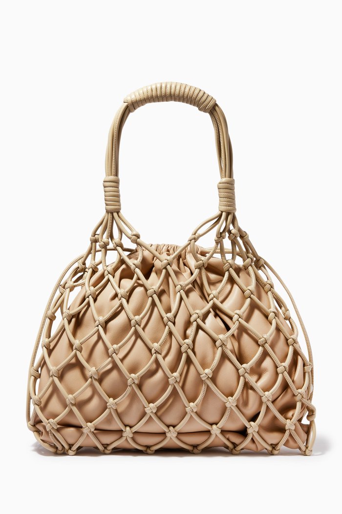

Naiya Shoulder Bag in Vegan Leather, Neutral