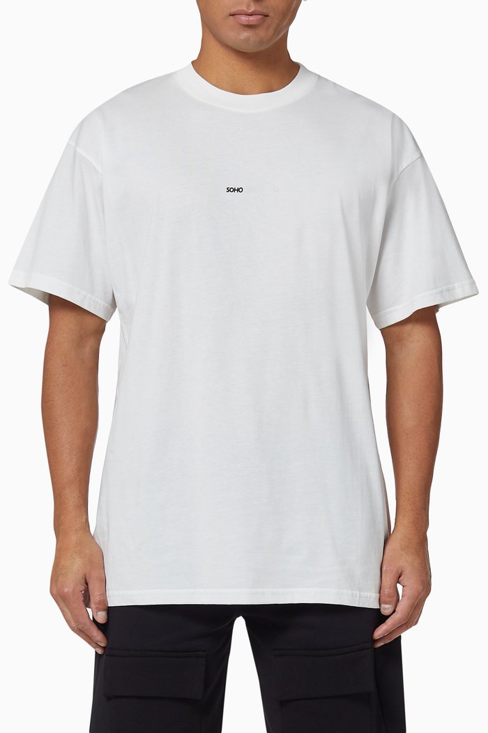 

Logo Cotton T-shirt, White