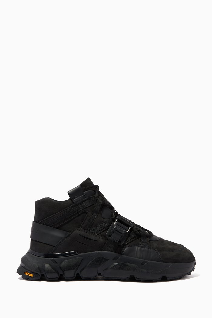 

Archer High-top Sneakers in Leather, Black