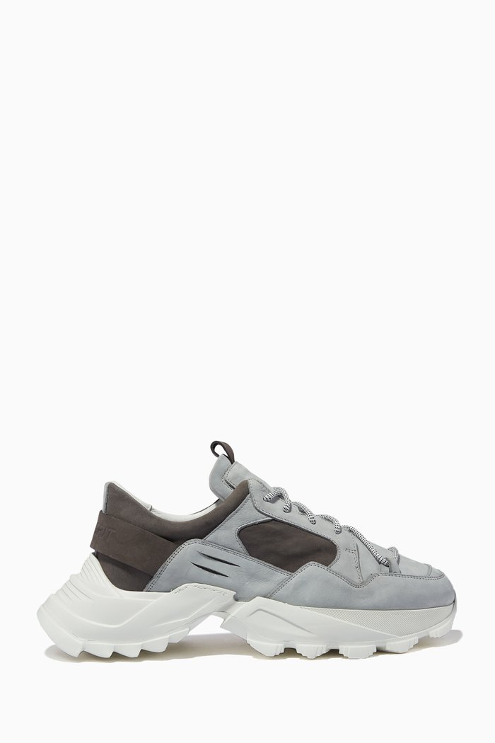 

Brewer Sneakers in Leather, Grey