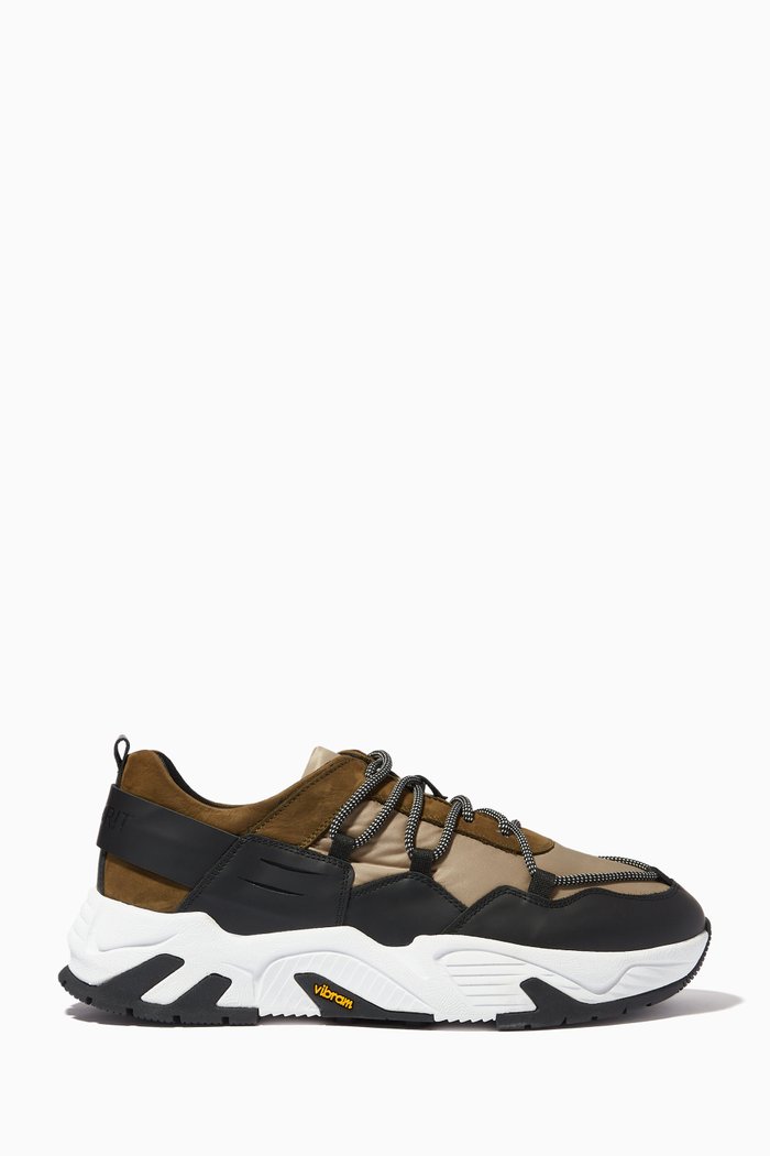 

Hollen Sneakers in Leather, Green