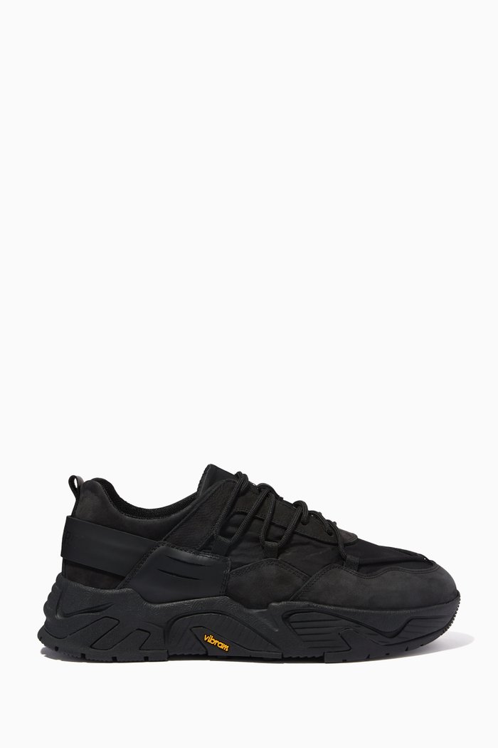 

Hollen Sneakers in Leather, Black