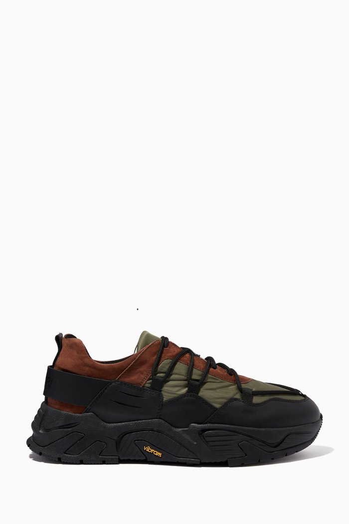 

Hollen Sneakers in Leather, Black