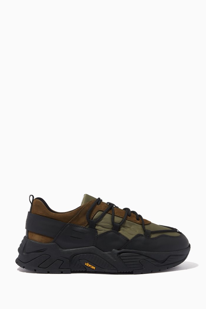 

Hollen Sneakers in Leather, Black