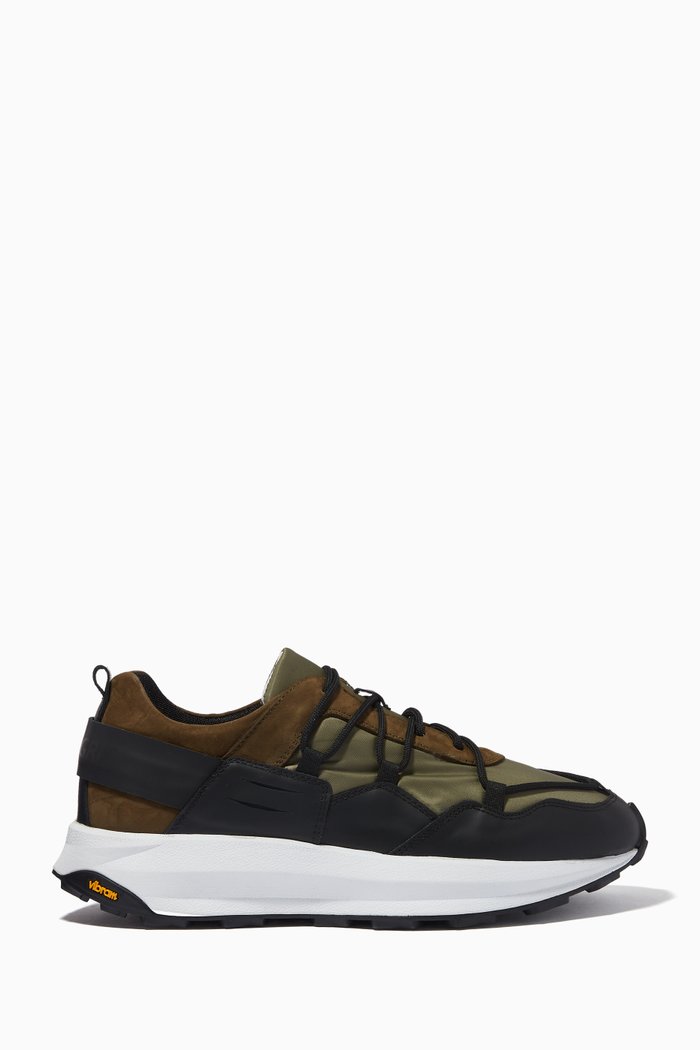 

Noel Sneakers in Leather, Green