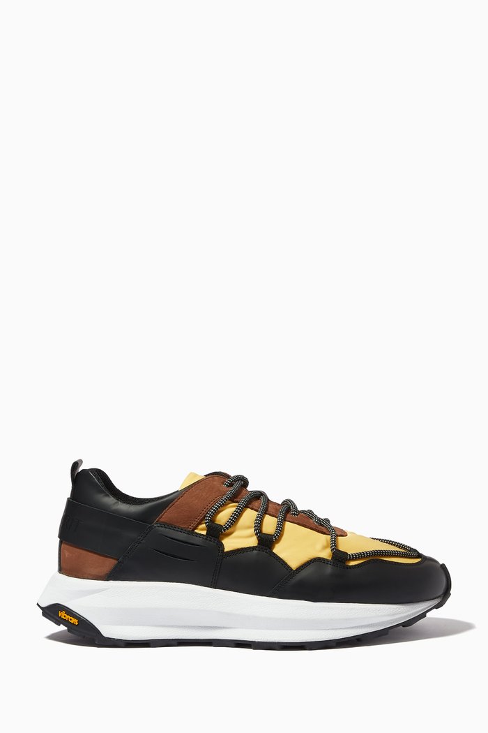 

Noel Sneakers in Leather, Yellow
