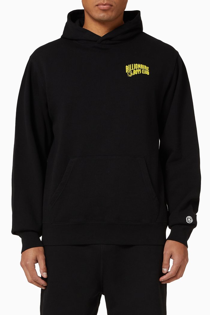 

Space Cowboy Print Hoodie, Black