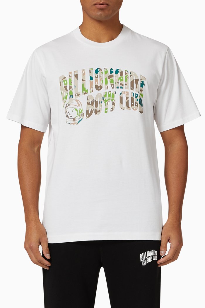 

Camo Arch Logo T-shirt, White