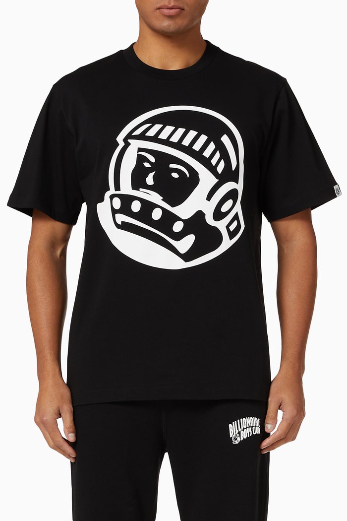 

Astro Logo T-shirt in Cotton, Black
