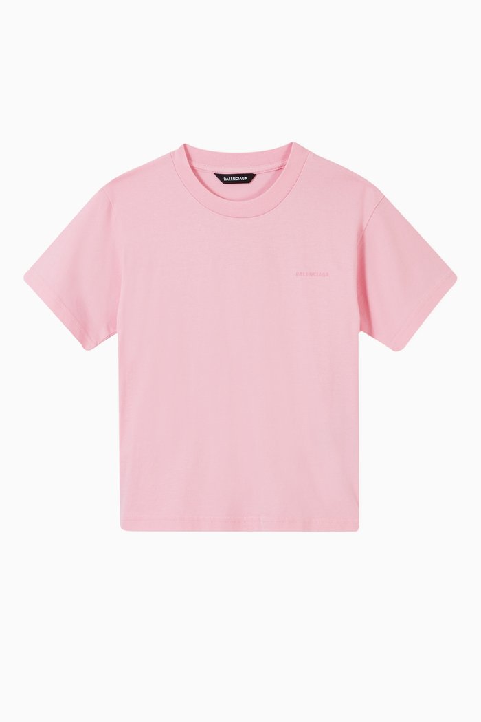 

Logo T-shirt in Organic Cotton, Pink