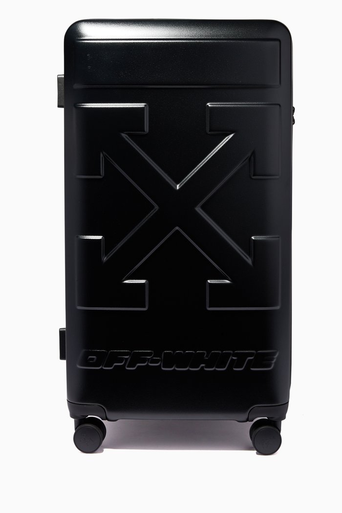 

"FOR TRAVEL" Arrows Luggage in Polycarbonate, Black