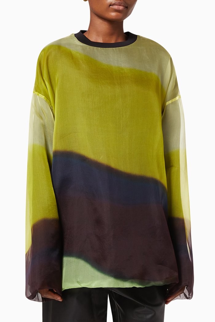 

Hagland Top in Jersey, Yellow