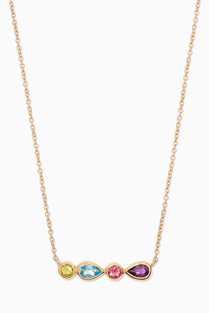 

Classique Micro Bar Necklace in 14kt Yellow Gold