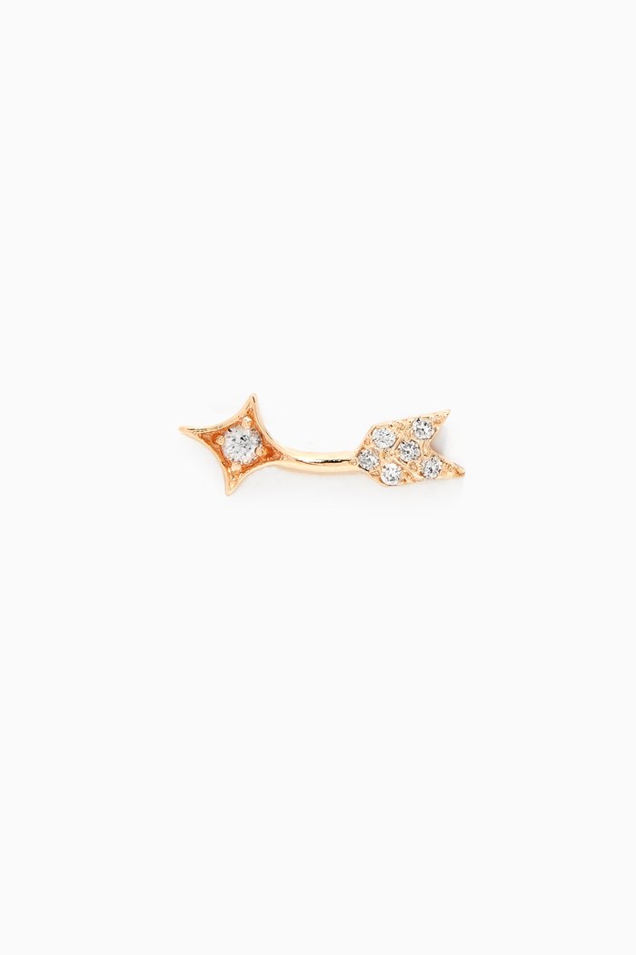 

Jac+Jo Arrow Left Diamond Ear Crawler in 14kt Yellow Gold, White