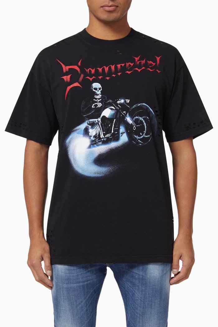 

Moto Box Jersey T-Shirt, Black