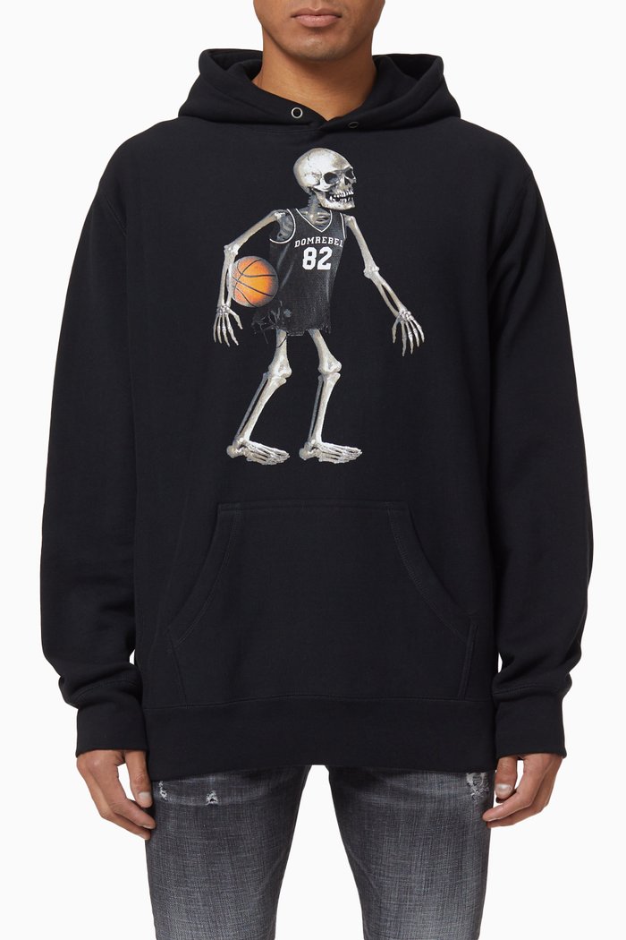 

Skeleball Jersey Pullover, Black