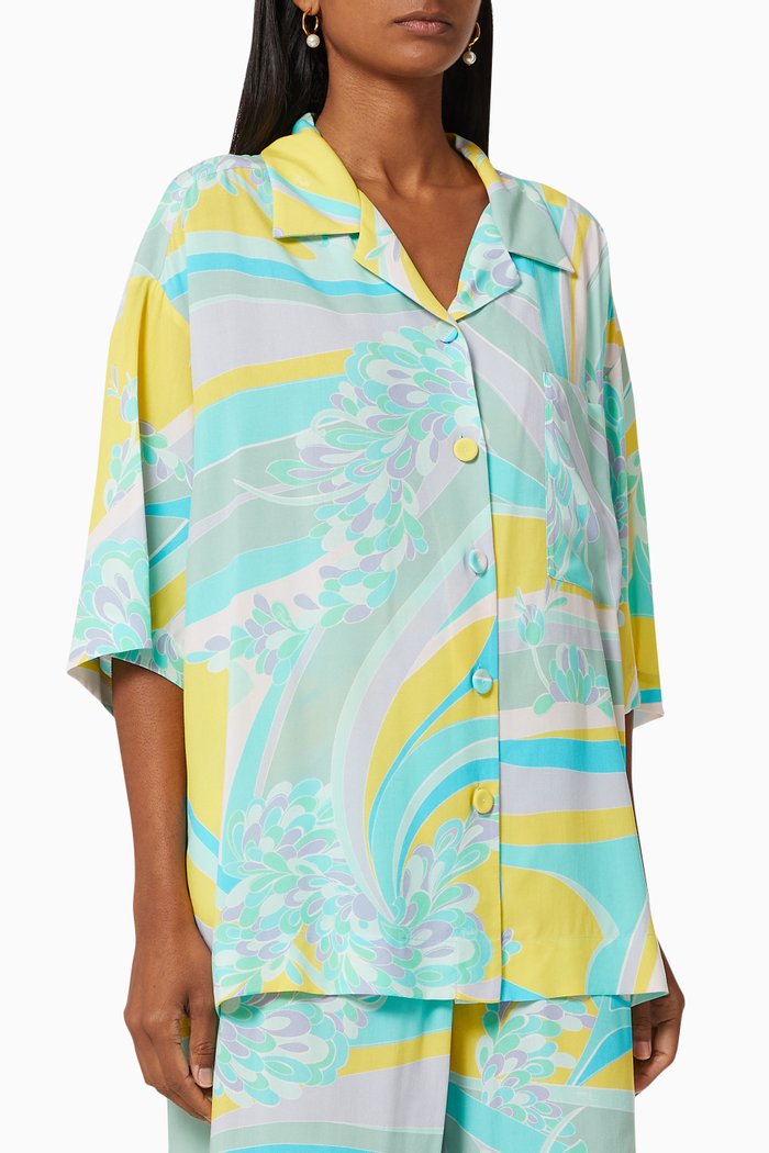 

Glicinie Viscose Shirt, Green