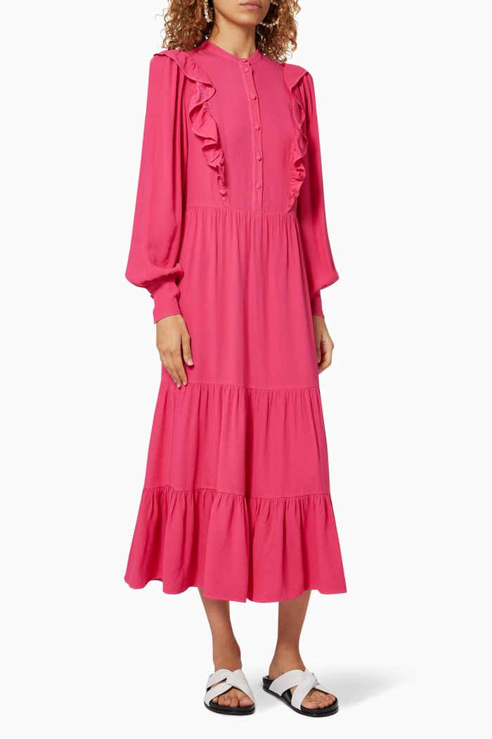 

Esma Viscose Crêpe Dress, Pink