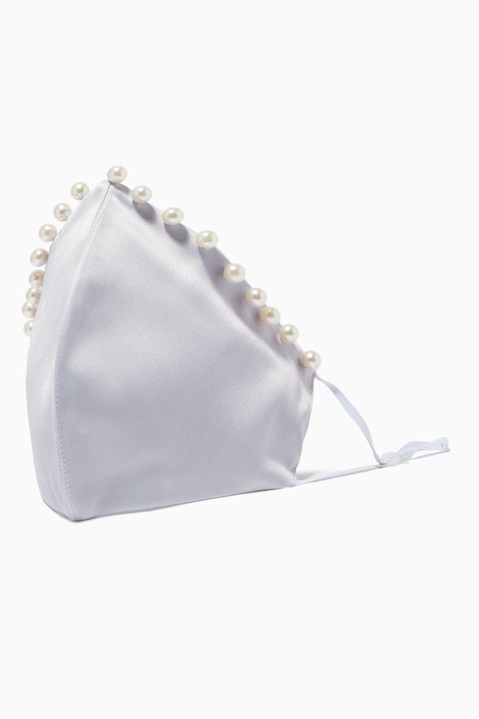 

Pearl Face Mask, White