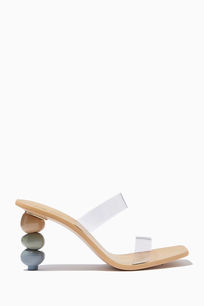 

Meta Mules in Vinyl, White