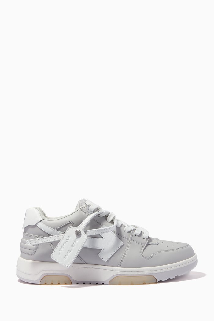 

Out of Office "OOO" Sneakers in Leather, Grey