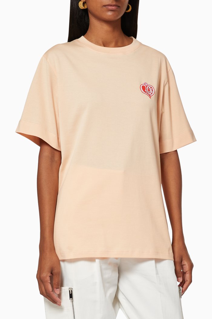 

Hearty Organic Cotton T-Shirt, Pink
