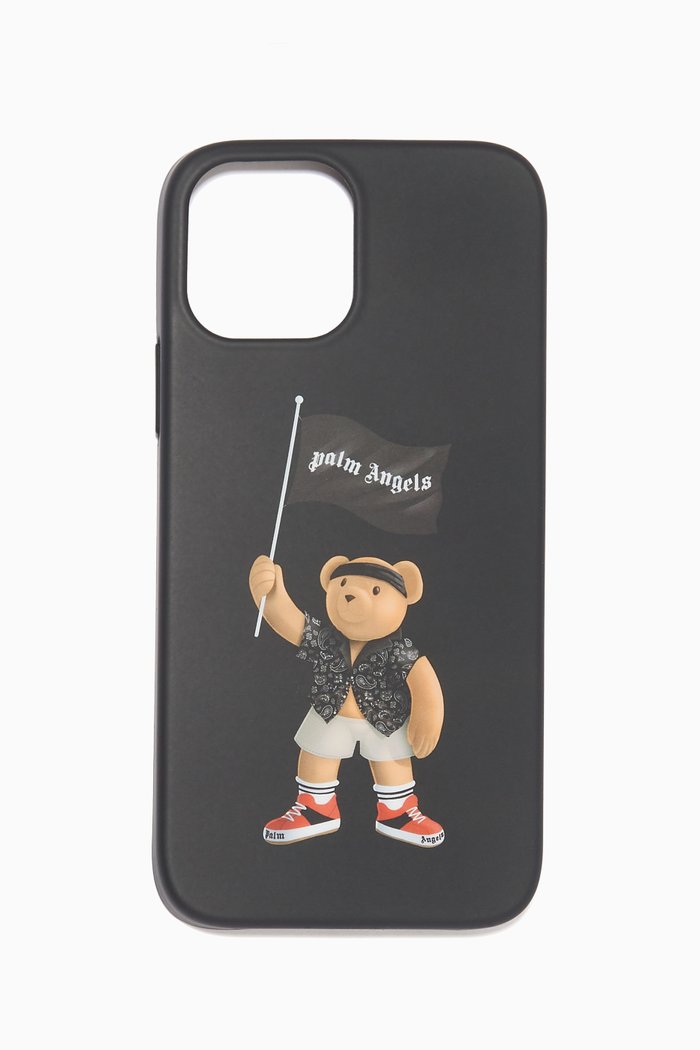 

Pirate Bear iPhone 12 Pro Case in PU, Black