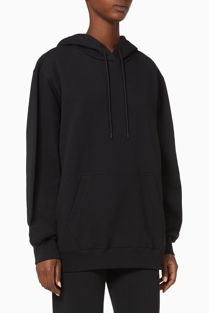 

Logo Jersey Hoodie, Black