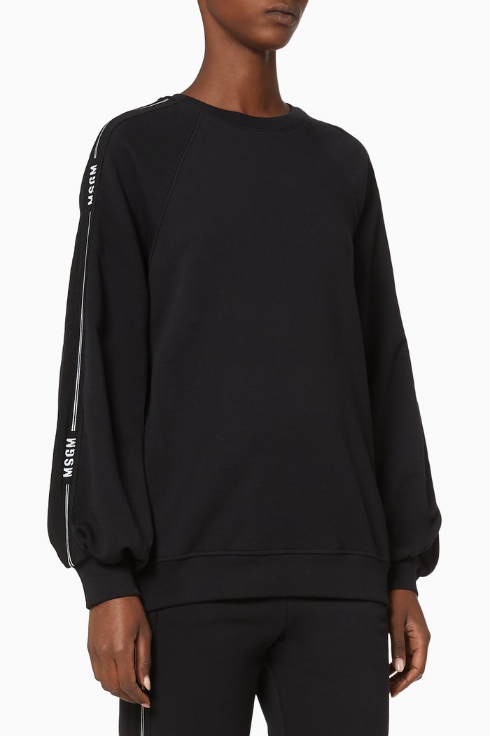 

Logo Jersey Sweatshirt, Black