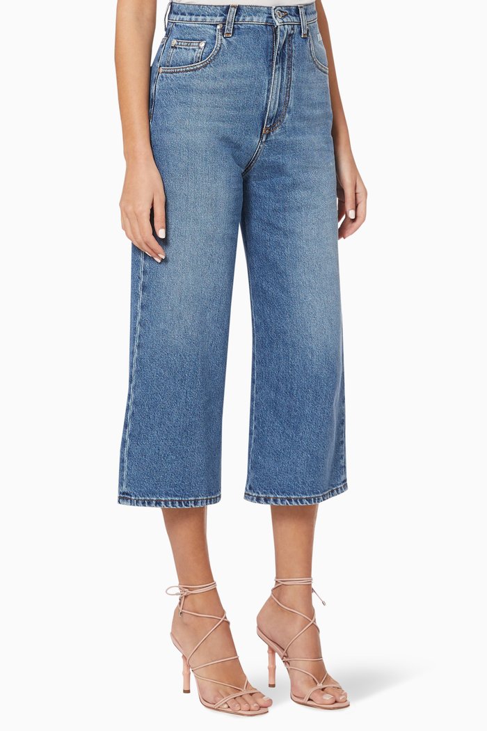 

Logo Denim Culottes, Blue