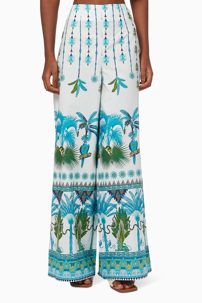 

Stephan Winter Graden Pants in Cotton, Blue